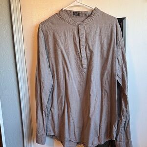 COOFANDY Men's Gray Casual Button Down Shirt